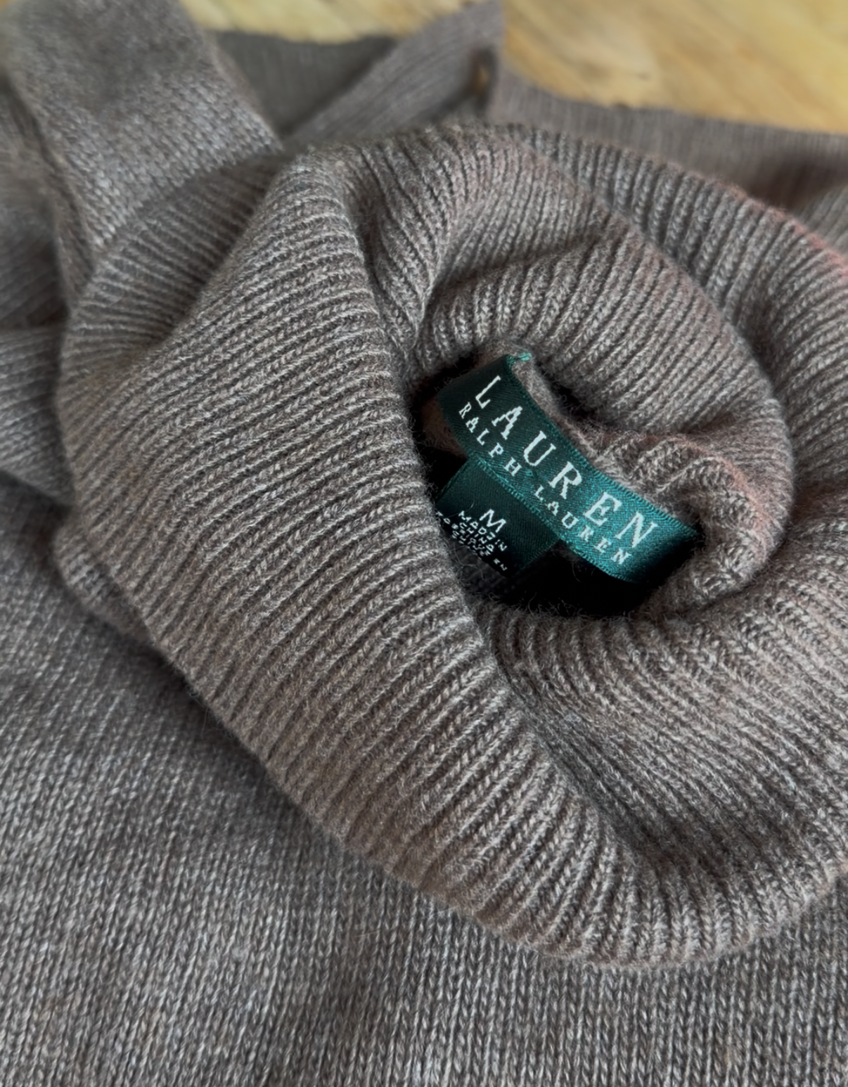 Ralph Lauren Lambswool Blend Turtleneck Sweater