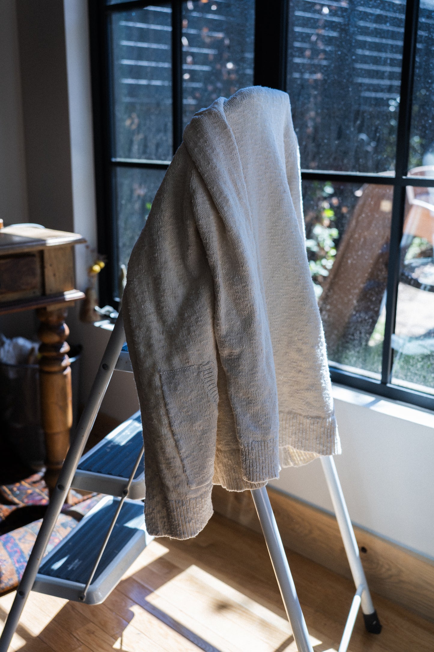 L.L Bean Nubby Cotton Knit Cardigan