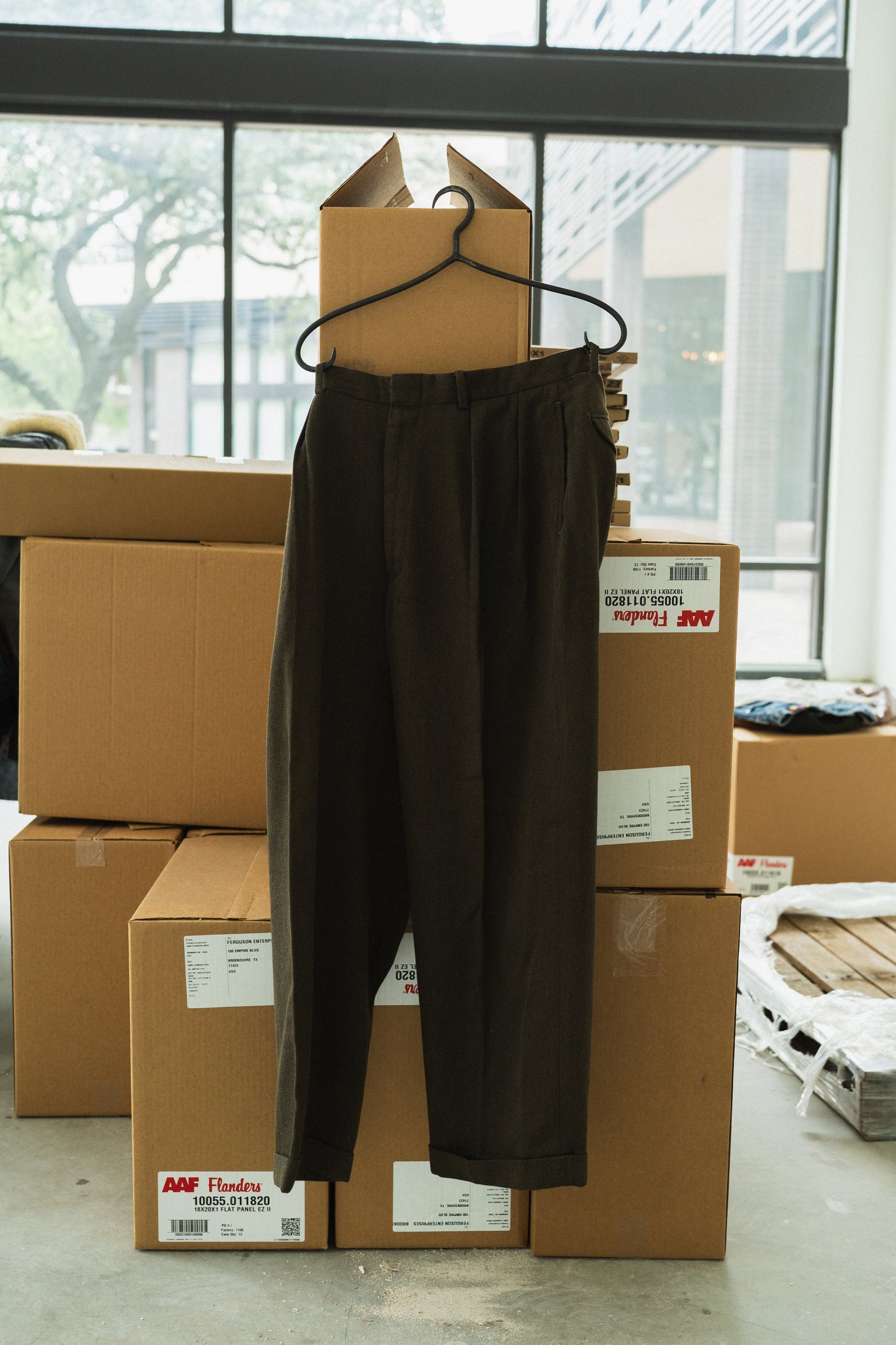 Polo Ralph Lauren Cotton Pleated Trousers
