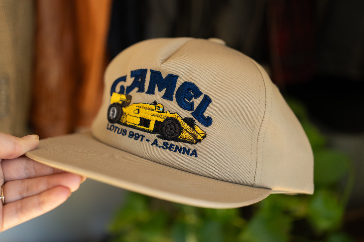 Vintage Camel Racing Cap – Ayrton Senna