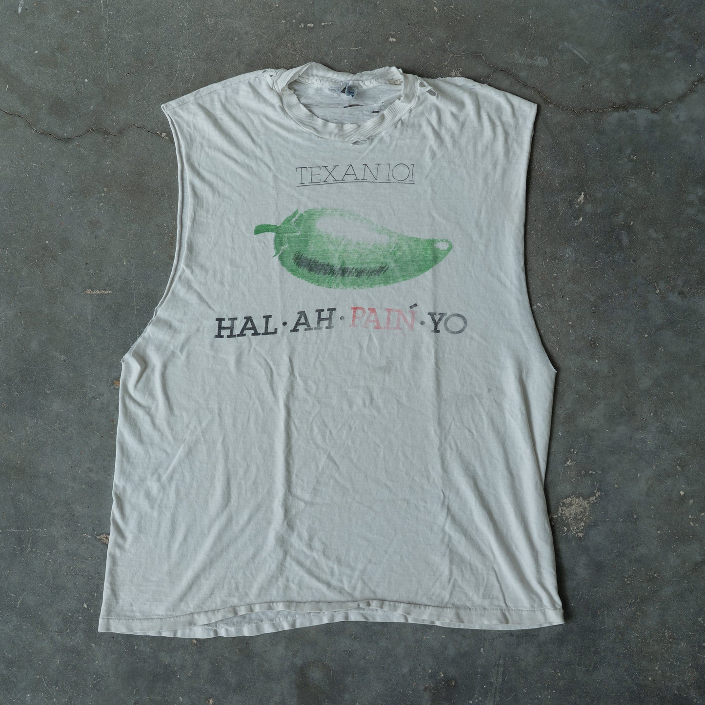 Texas Jalapeño Cut-Off Tank