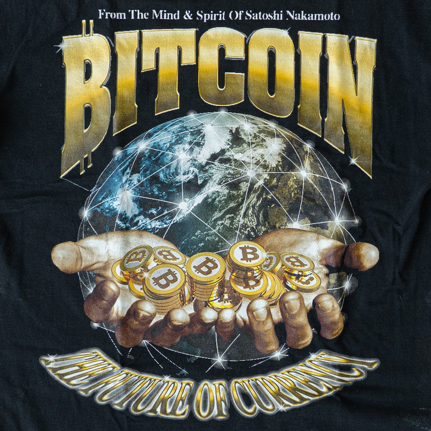 Bitcoin “Future of Currency” Graphic T-Shirt