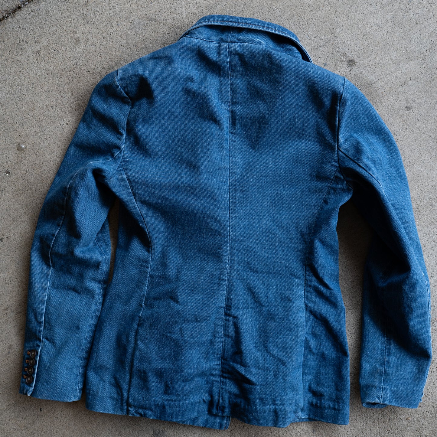 Ralph Lauren Double-Breasted Denim Blazer