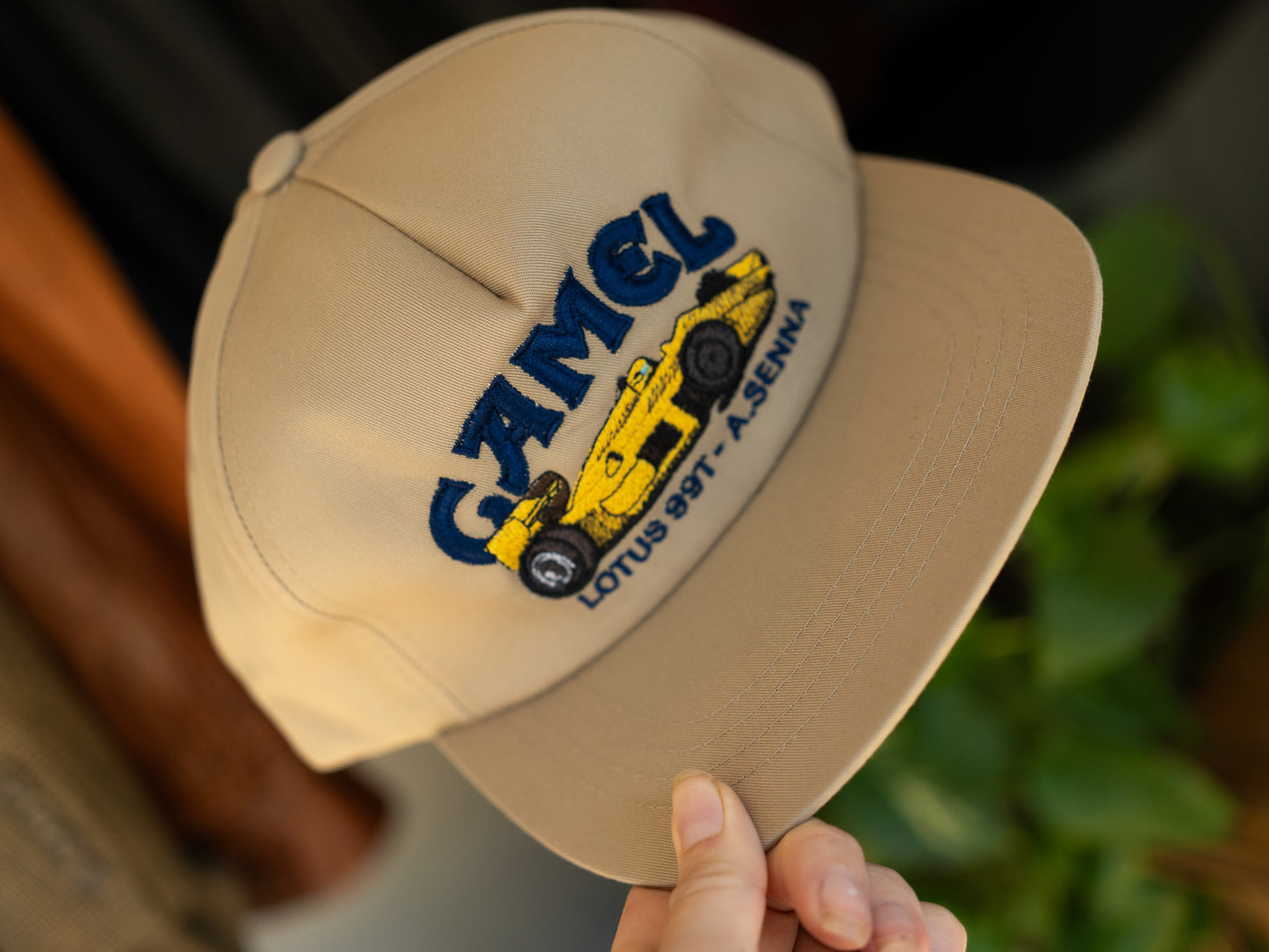 Vintage Camel Racing Cap – Ayrton Senna