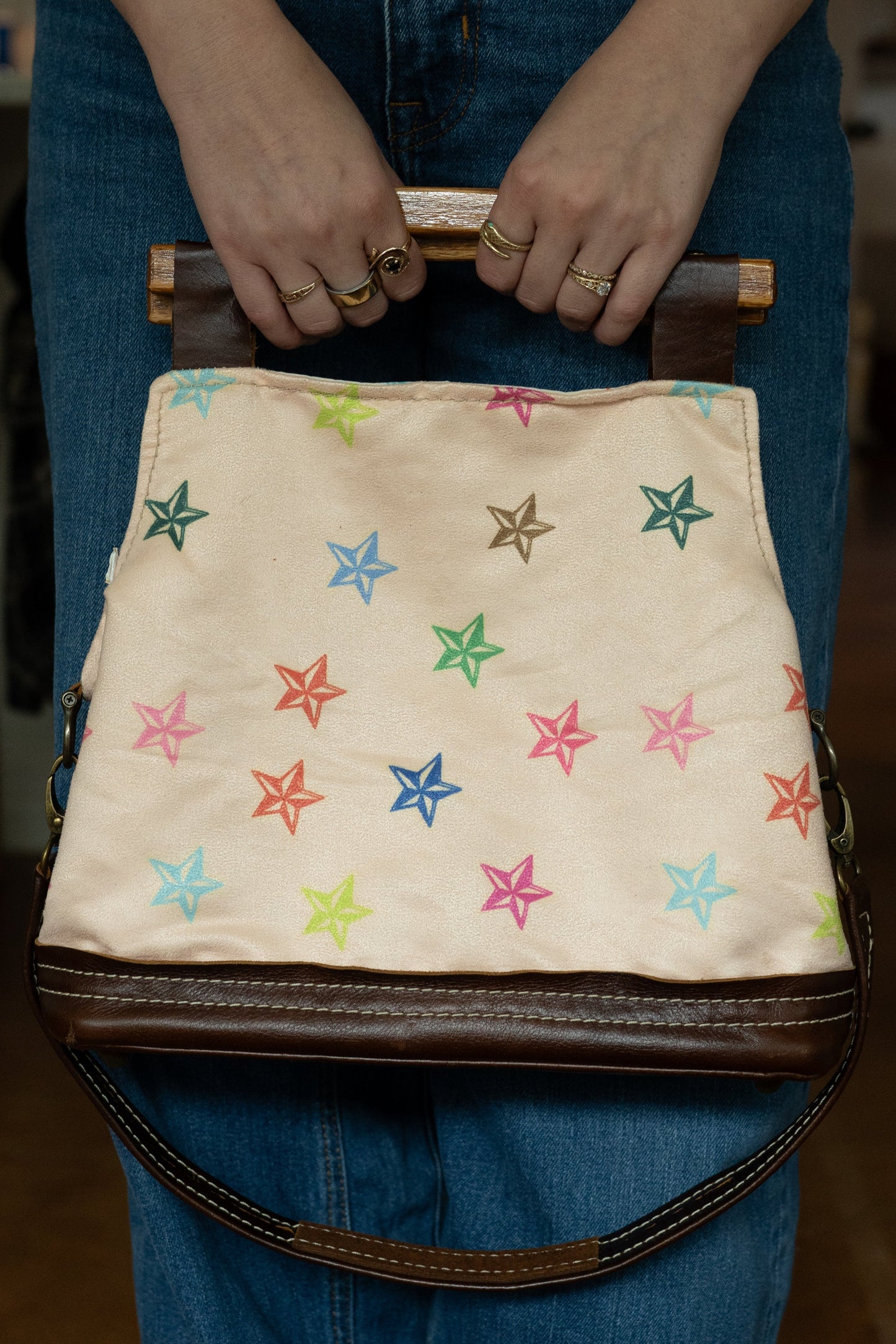 Vintage Lone Star Originals Star Handbag