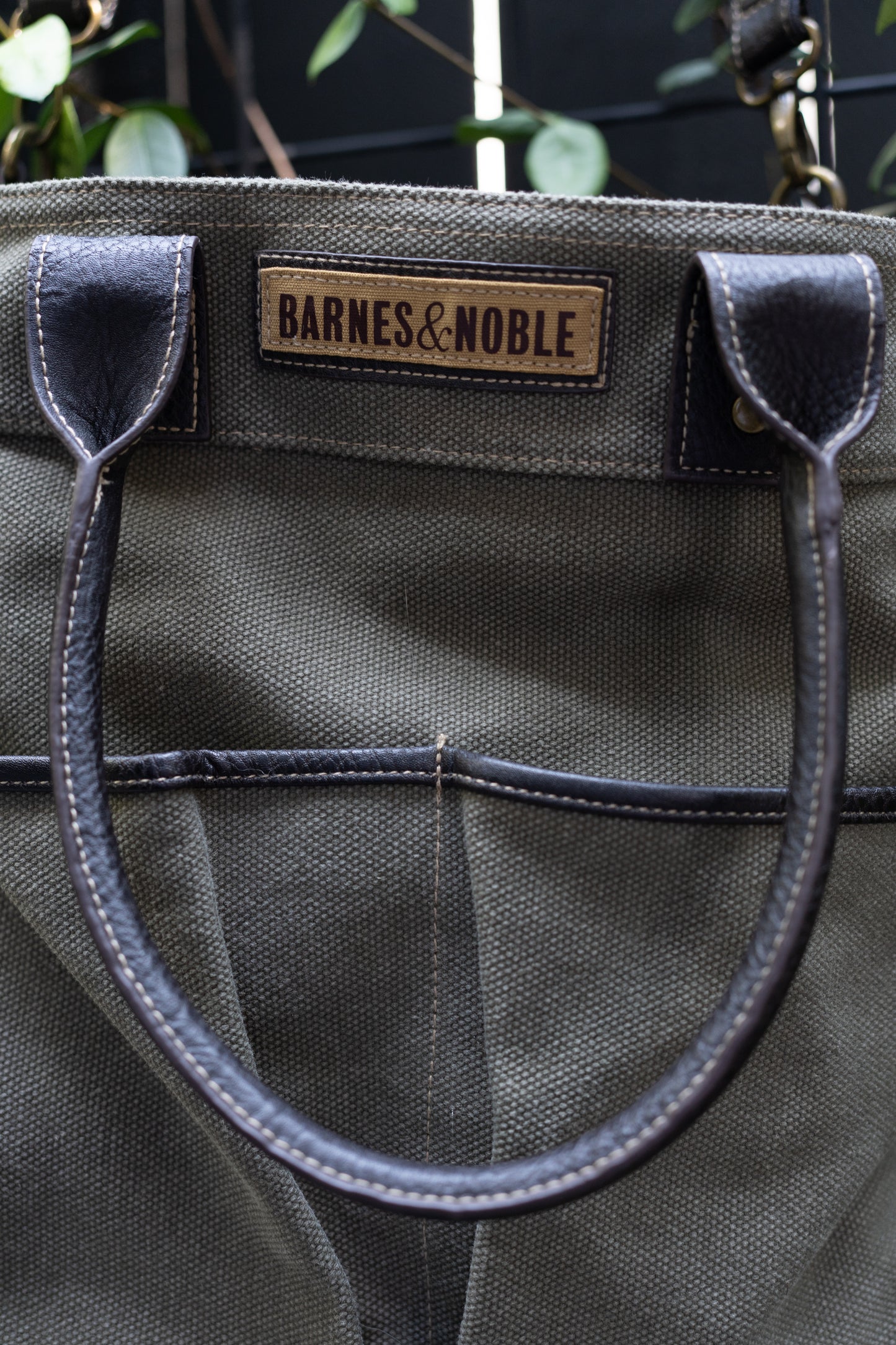 Vintage 1990s Barnes & Noble Canvas Utility Tote