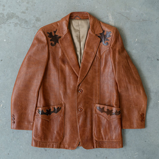 Vintage Stetson Leather Western Jacket