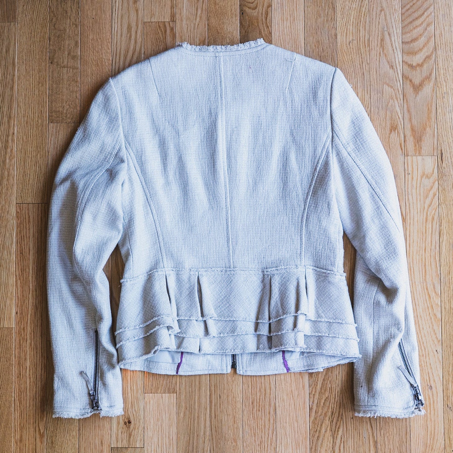 Military-Inspired Peplum Jacket