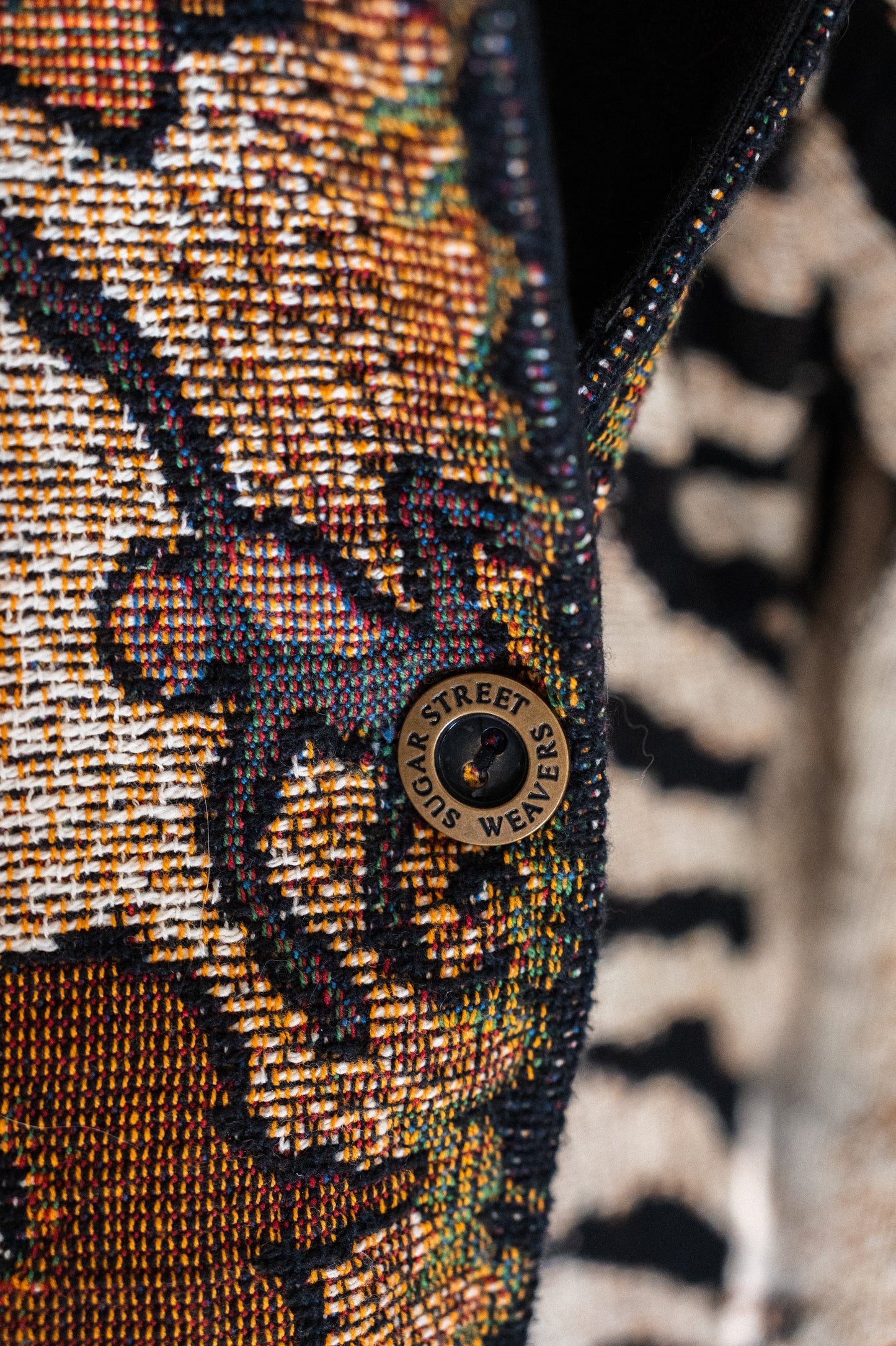 Vintage Zebra Tapestry Oversized Jacket