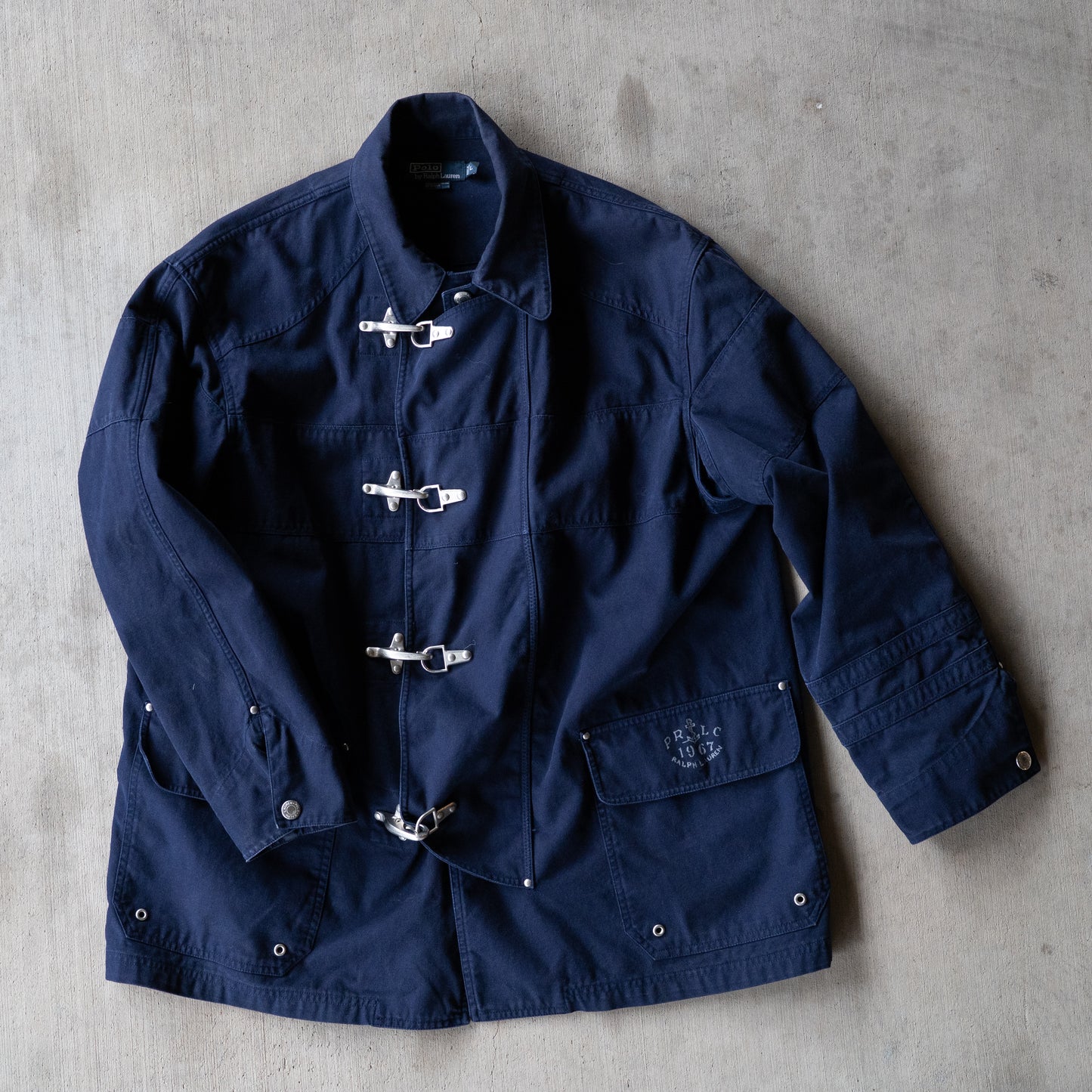 Vintage Polo Ralph Lauren Navy Fisherman Jacket
