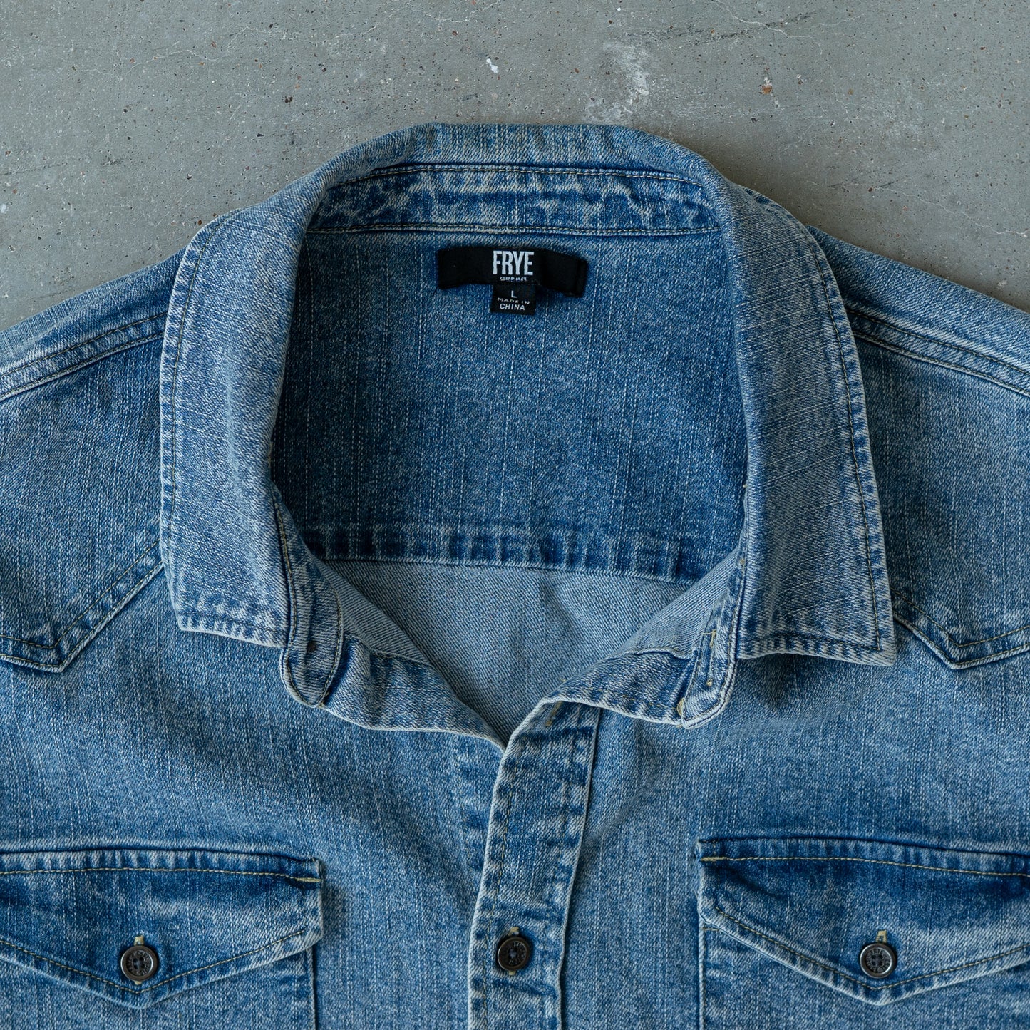 Frye Denim Button-Front Shirt
