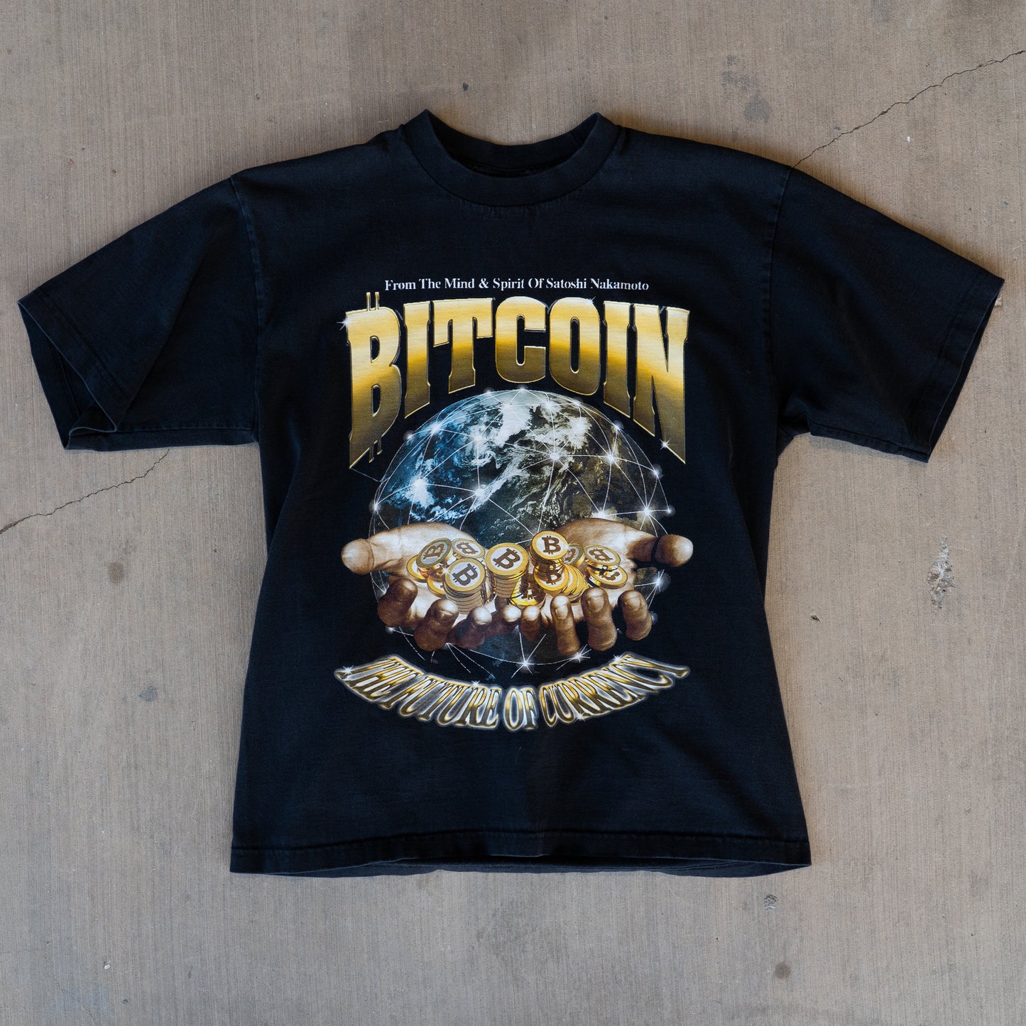 Bitcoin “Future of Currency” Graphic T-Shirt