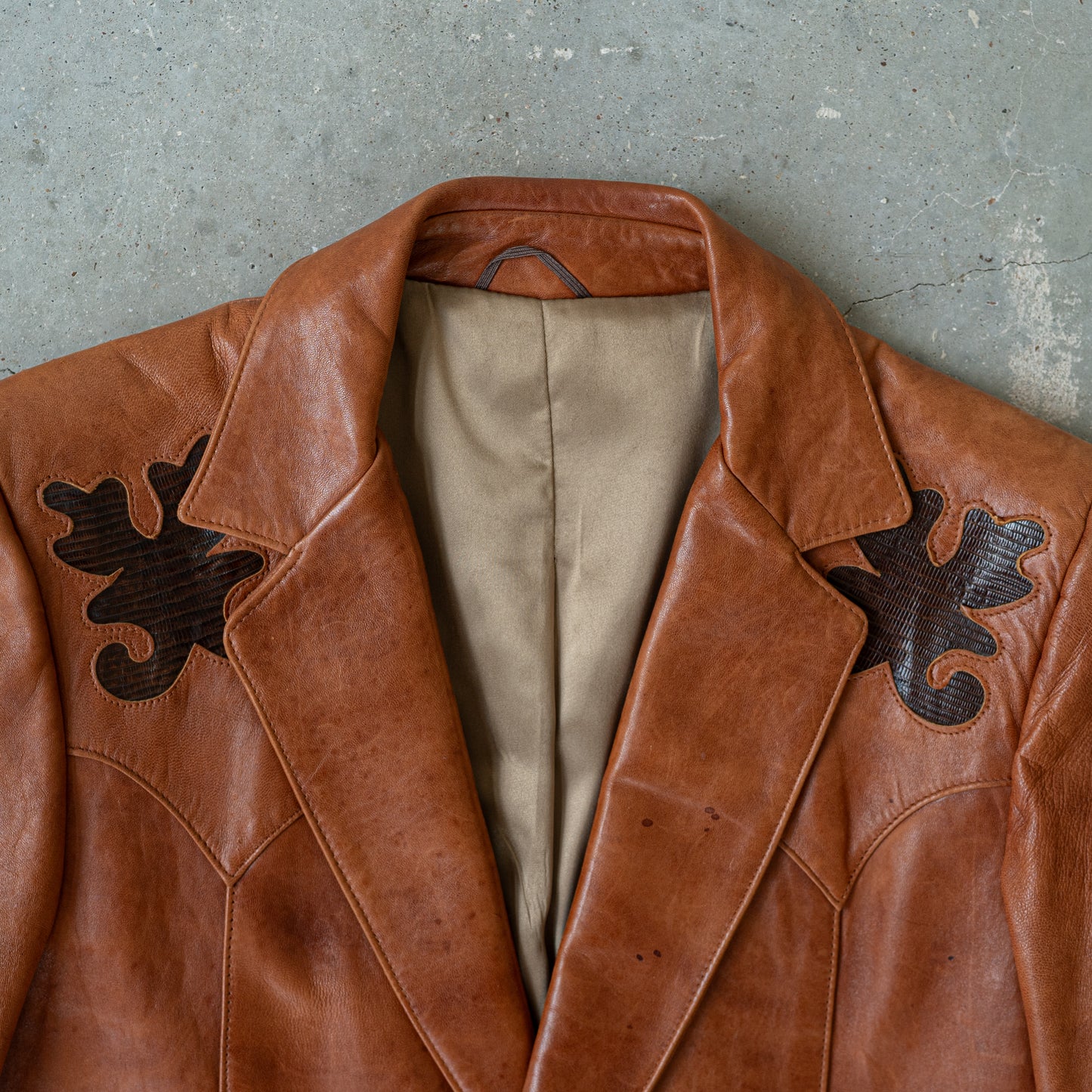 Vintage Stetson Leather Western Jacket