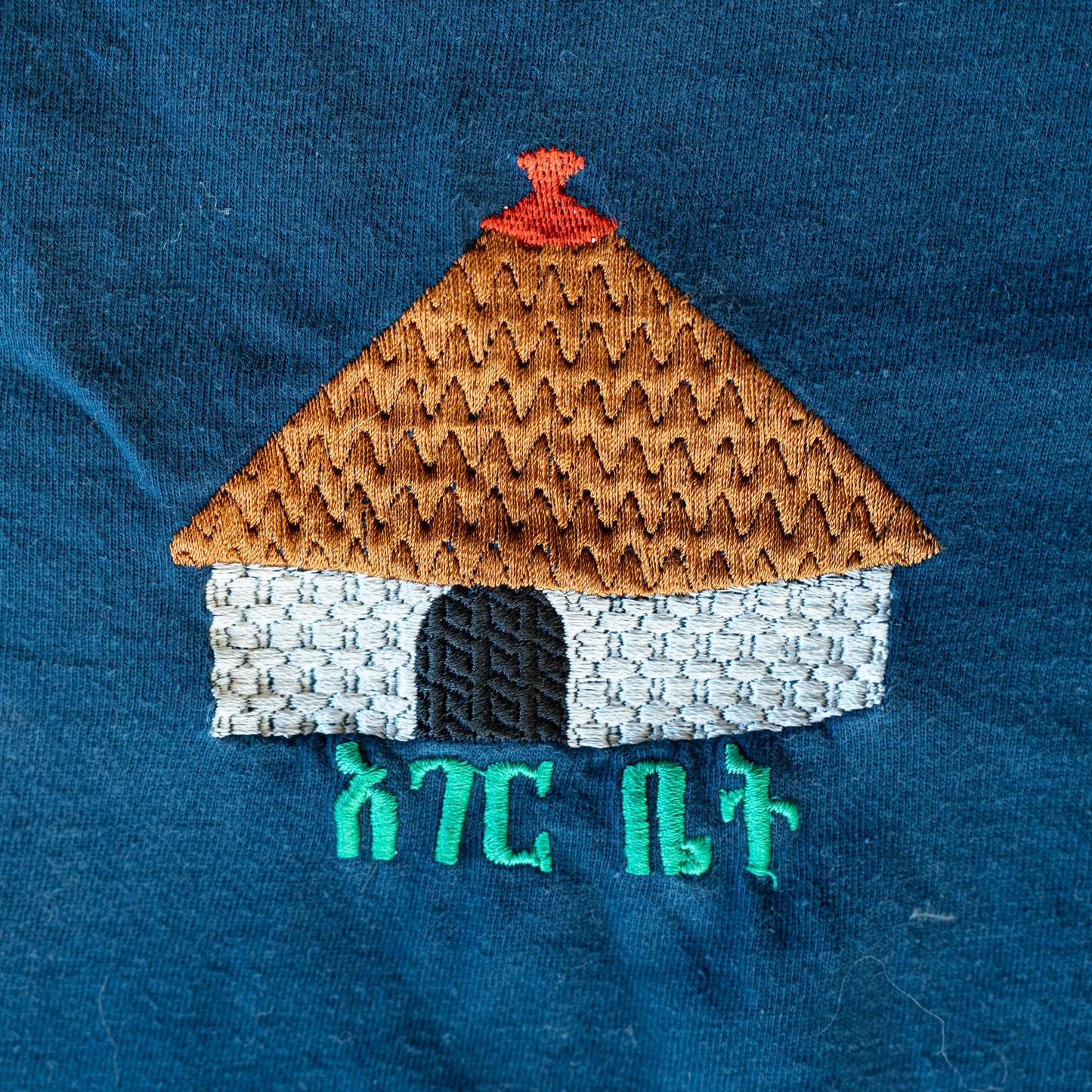 Embroidered House Graphic Tee