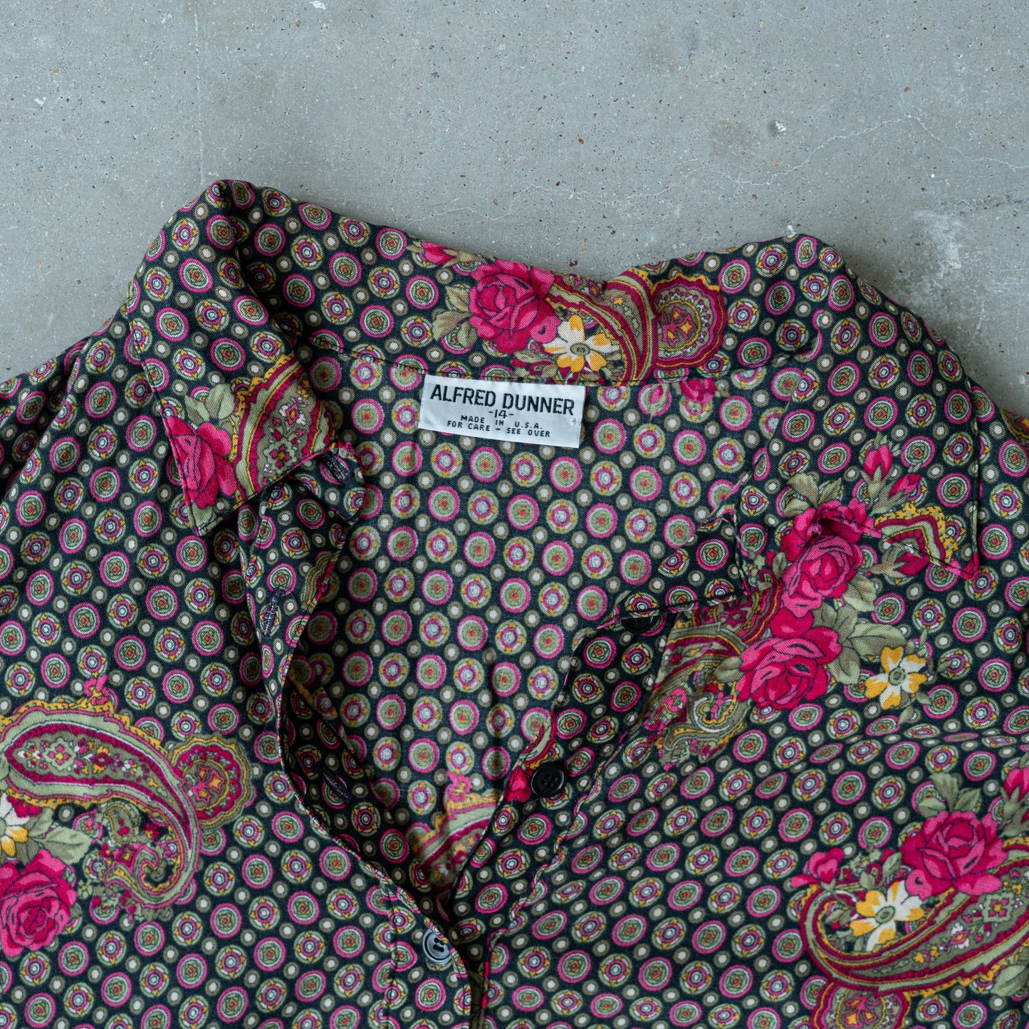 Vintage Alfred Dunner Paisley Top