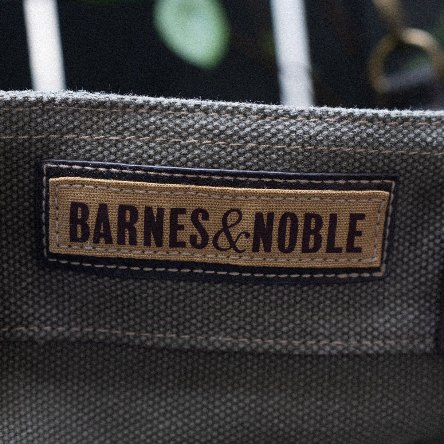 Vintage 1990s Barnes & Noble Canvas Utility Tote