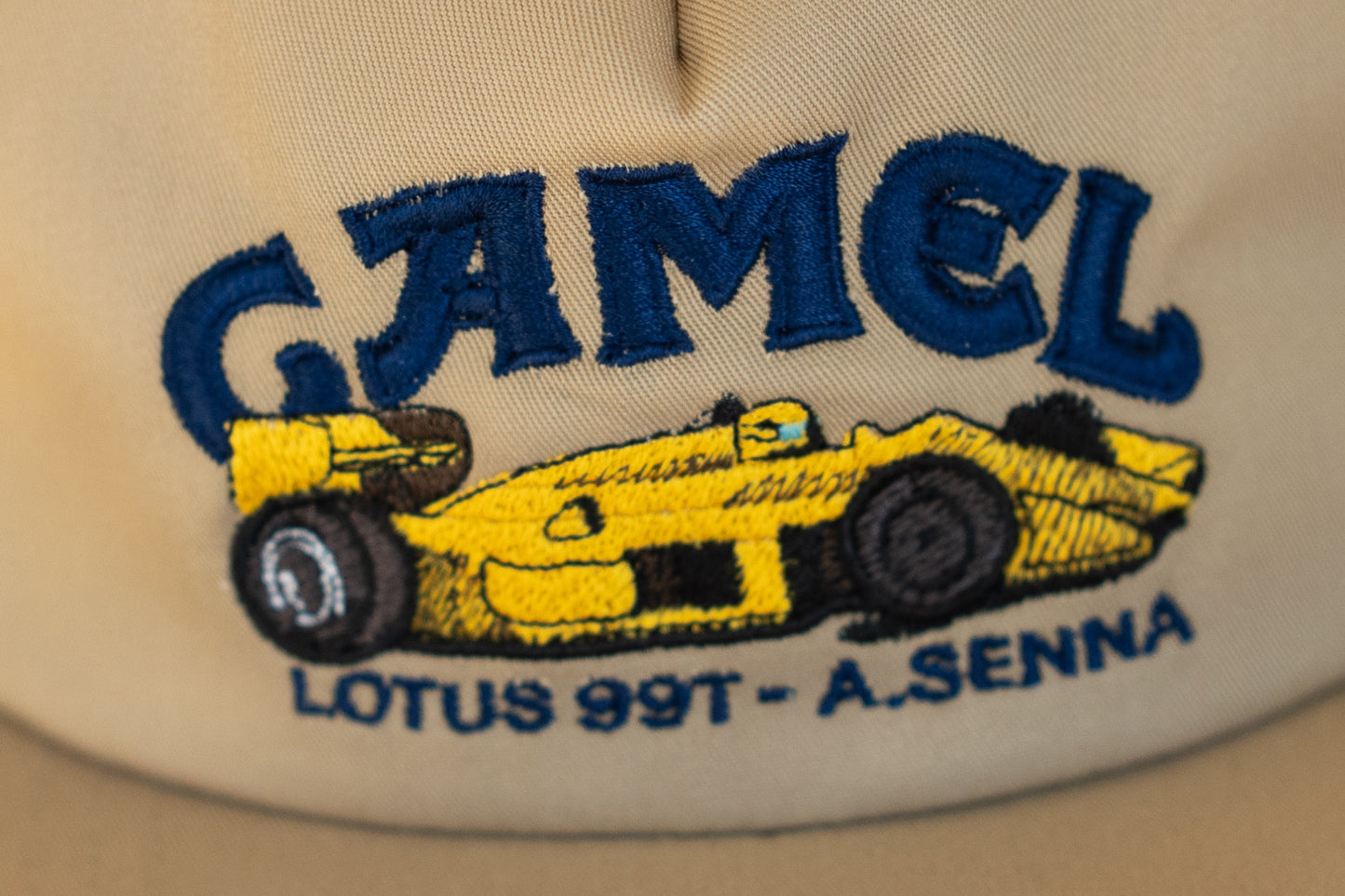 Vintage Camel Racing Cap – Ayrton Senna