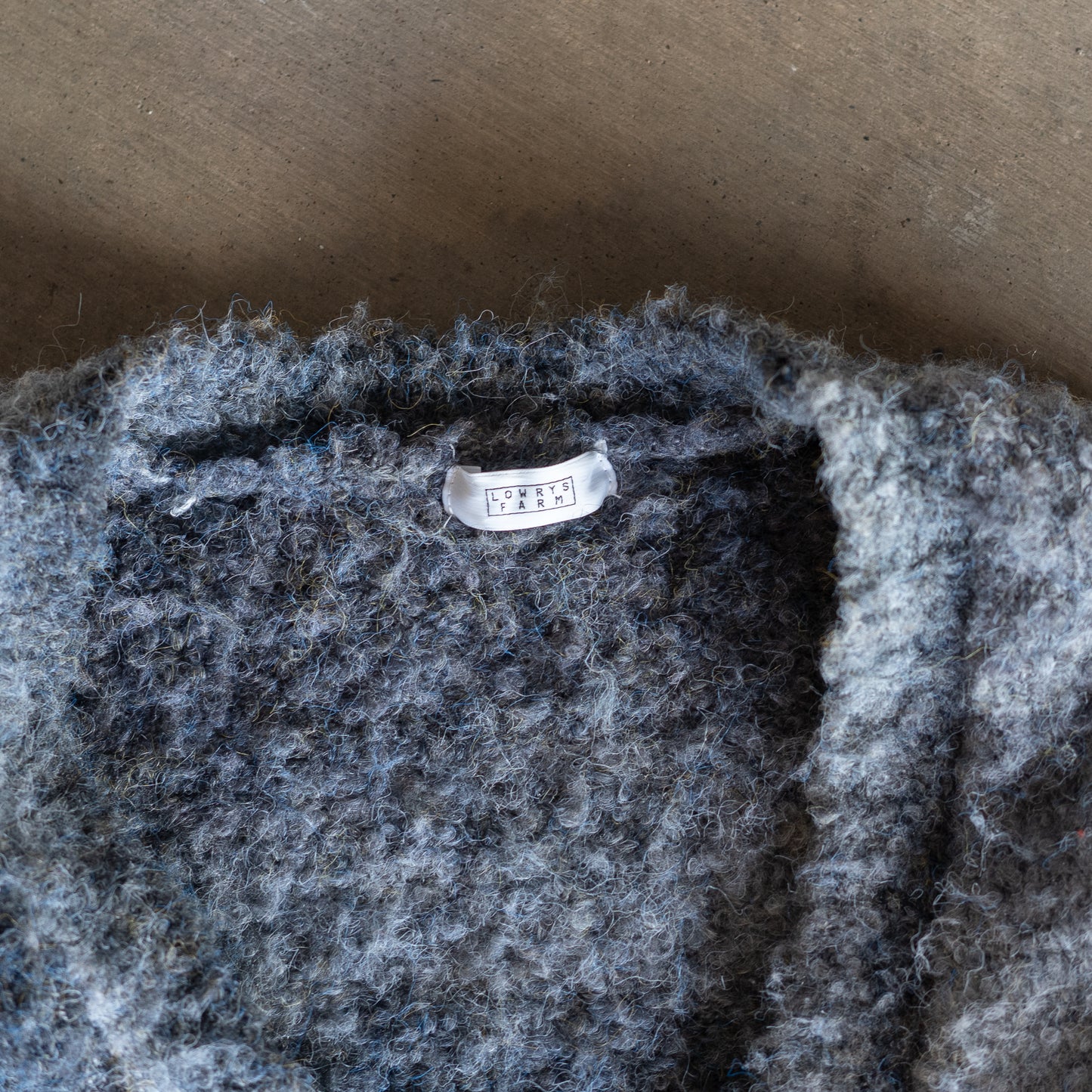 Fuzzy Knit Cardigan - Heather Gray