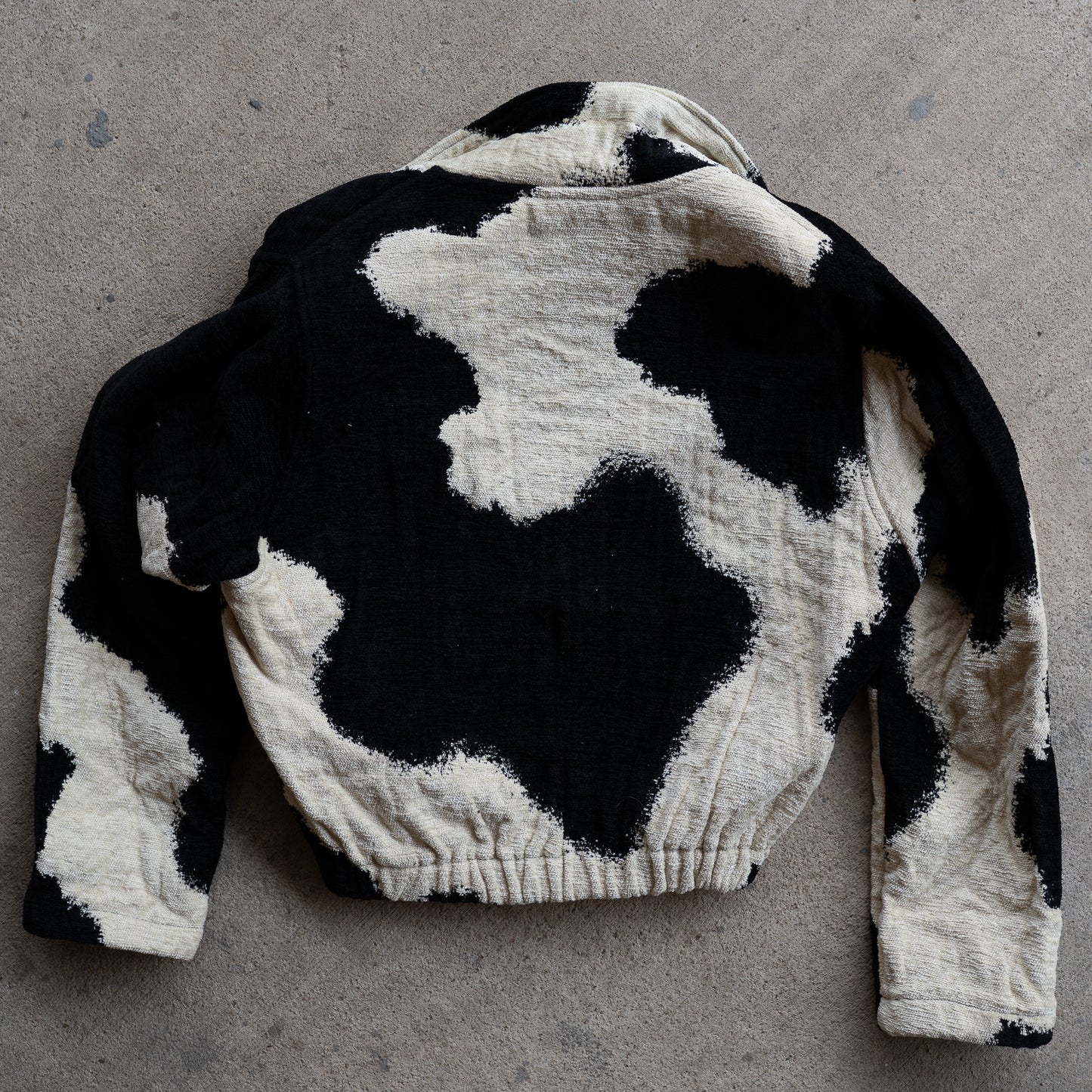 Cropped Cow Print Blazer - Painted Pony