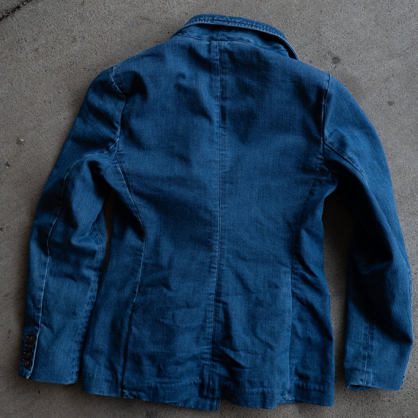 Ralph Lauren Double-Breasted Denim Blazer