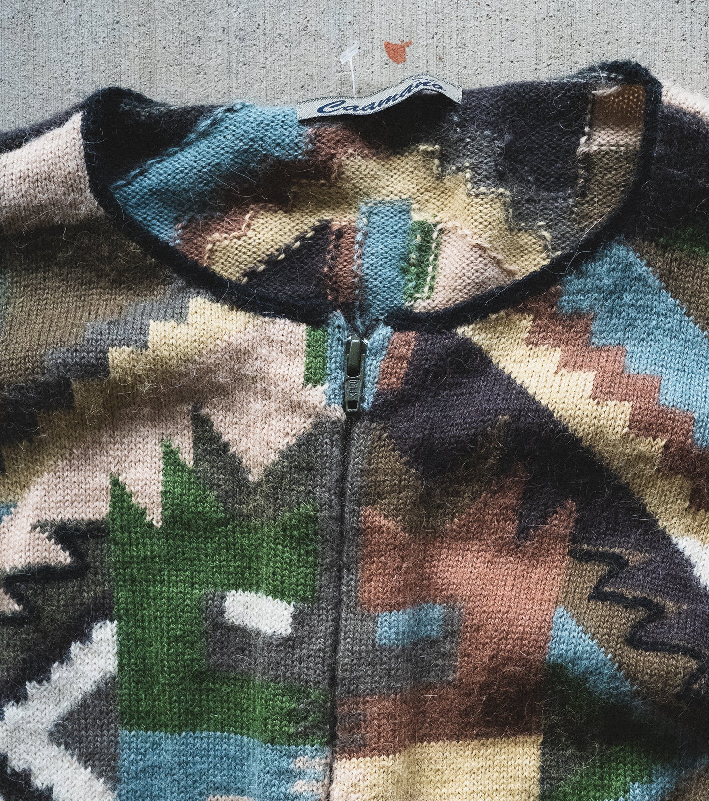 Handwoven Peruvian Alpaca Cardigan