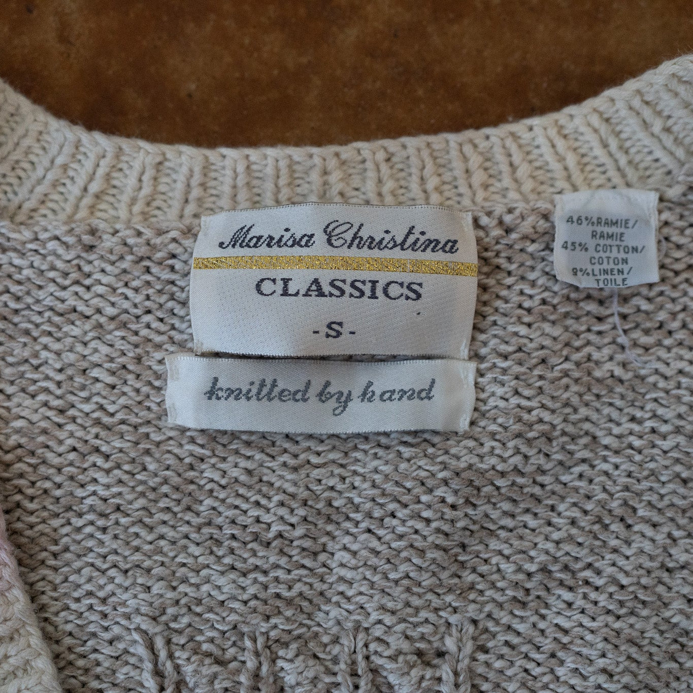 Hand Knit Tiger and Leopard Cardigan