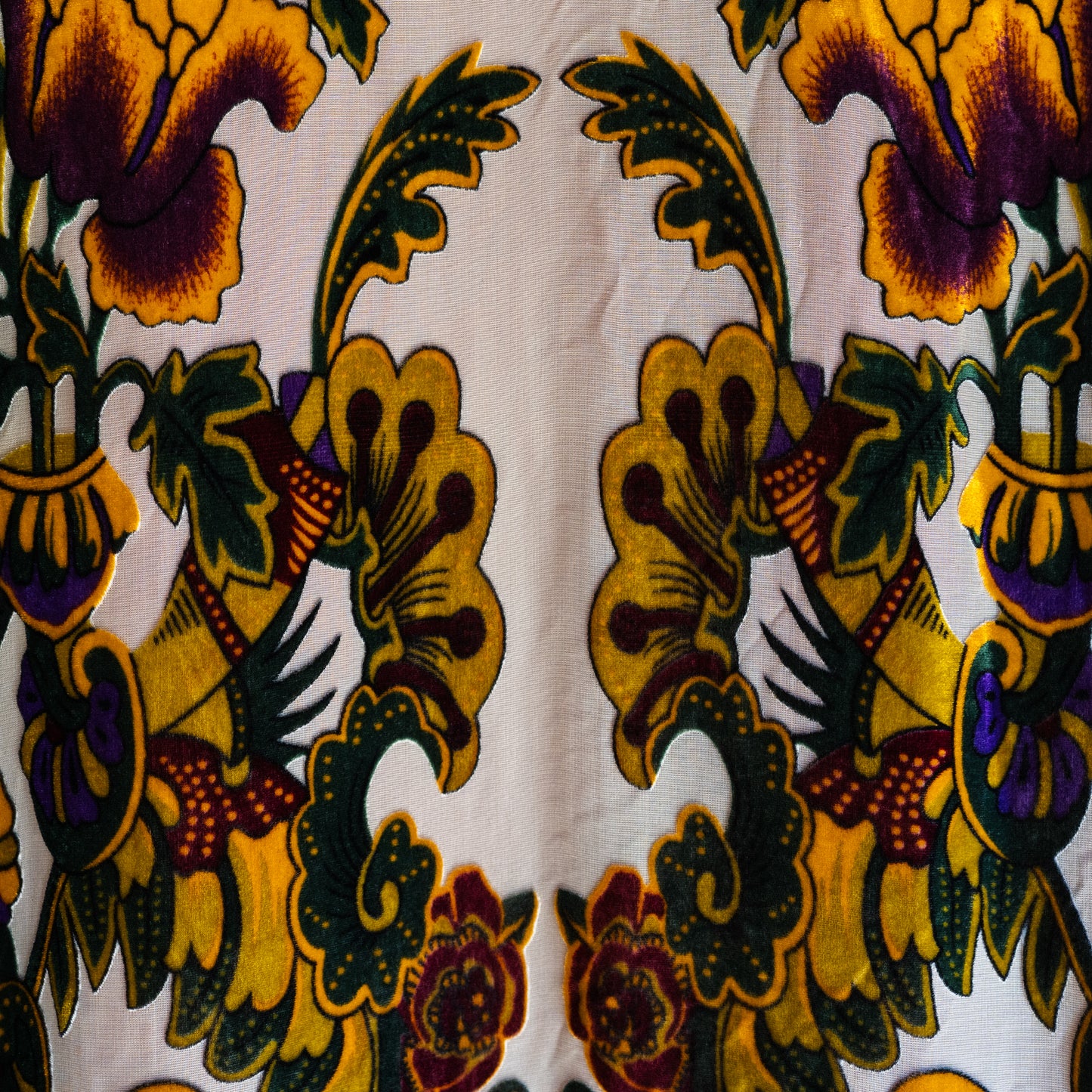 Floral Silk Blend Duster