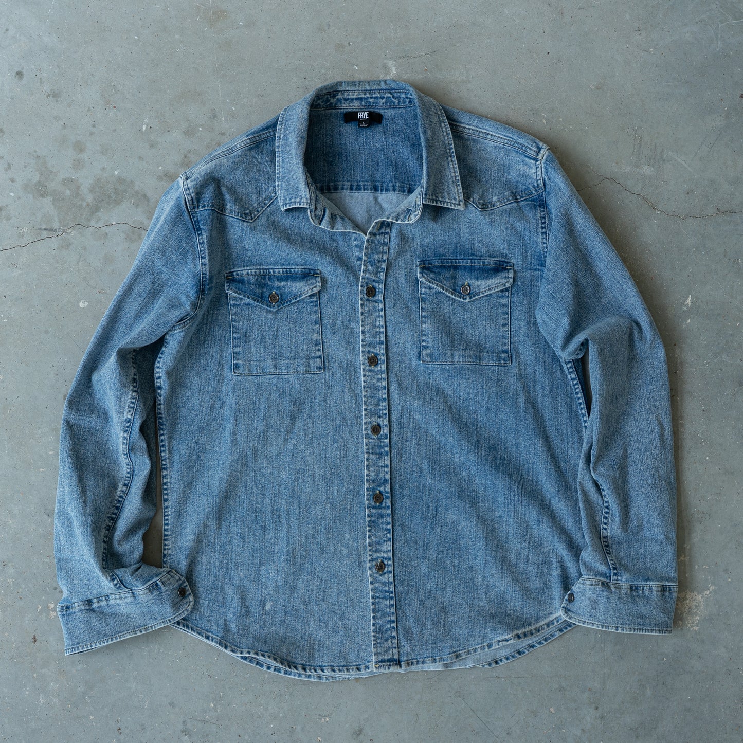 Frye Denim Button-Front Shirt
