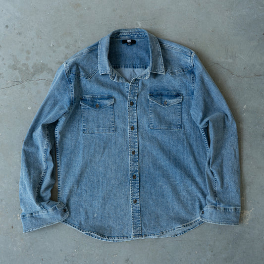 Frye Denim Button-Front Shirt
